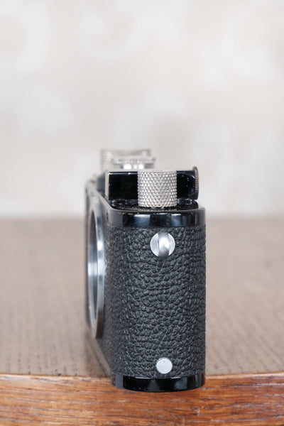 Superb! 1932 Leitz Black Leica I Standard, Freshly Serviced CLA'd! - Leitz- Petrakla Classic Cameras