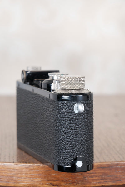 Superb! 1932 Leitz Black Leica I Standard, Freshly Serviced CLA'd! - Leitz- Petrakla Classic Cameras