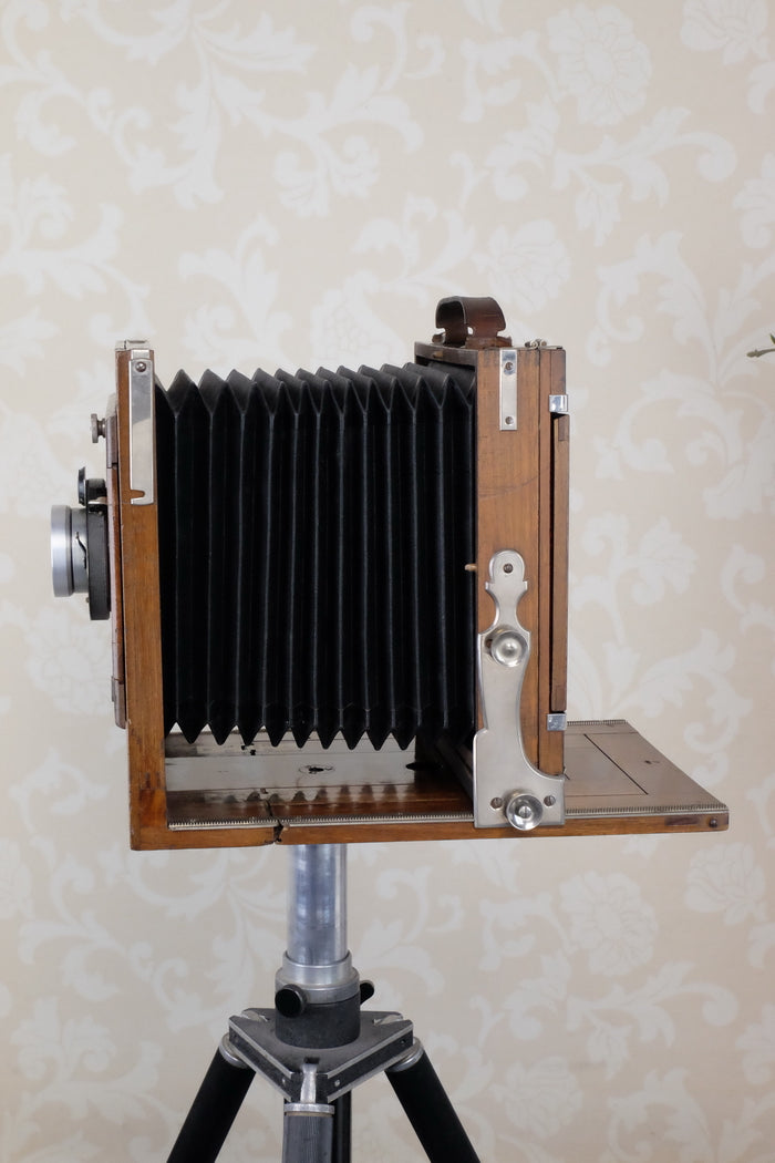 Excellent! 1900 Large Format 5x7 camera with 180mm HELIAR lens! CLA'd ...