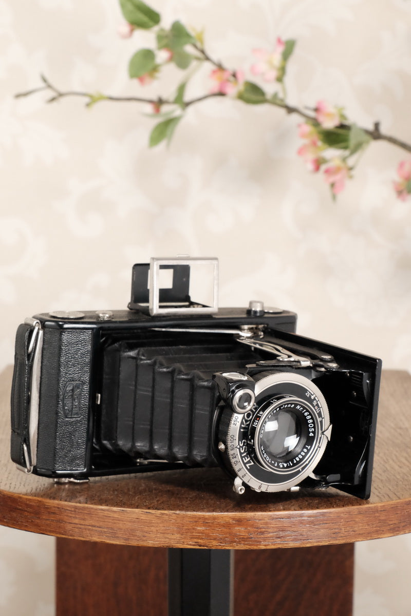 Superb 1936 Zeiss-Ikon 6x9 Folding Camera with Tessar lens, CLA'd, Freshly Serviced! - Zeiss-Ikon- Petrakla Classic Cameras