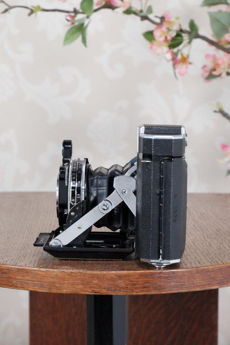 Superb! 1938 Zeiss Ikon Super Ikonta 6x6, Tessar lens, CLA'd, Freshly Serviced! - Zeiss-Ikon- Petrakla Classic Cameras