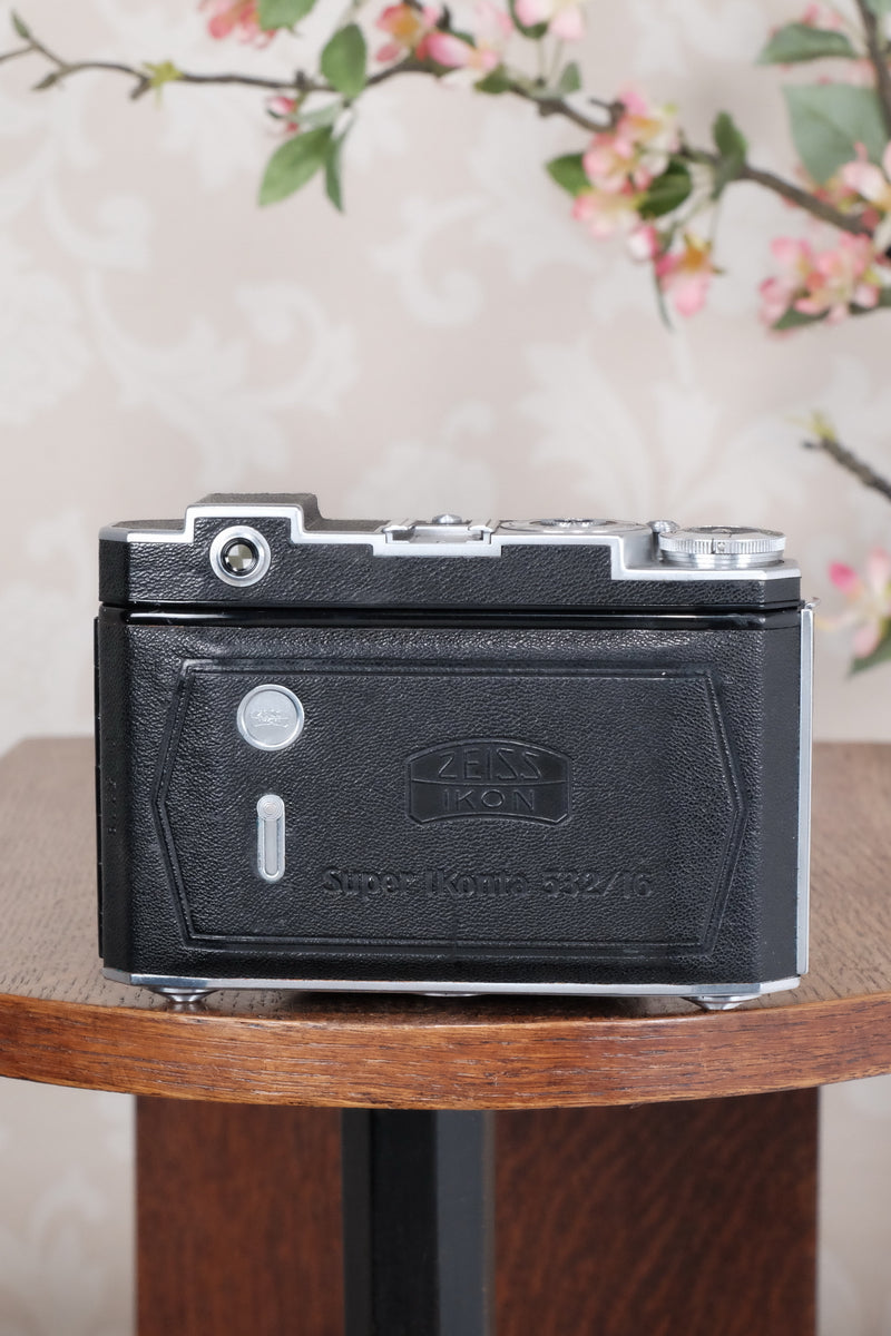 Superb! 1938 Zeiss Ikon Super Ikonta 6x6, Tessar lens, CLA'd, Freshly Serviced! - Zeiss-Ikon- Petrakla Classic Cameras