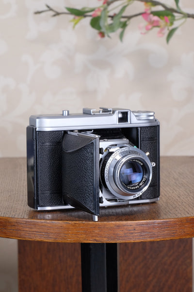 Superb! 1952 6x6 Voigtlander Perkeo II with Color-Skopar Lens & Synchro-Compur Shutter, CLA’d, Freshly Serviced