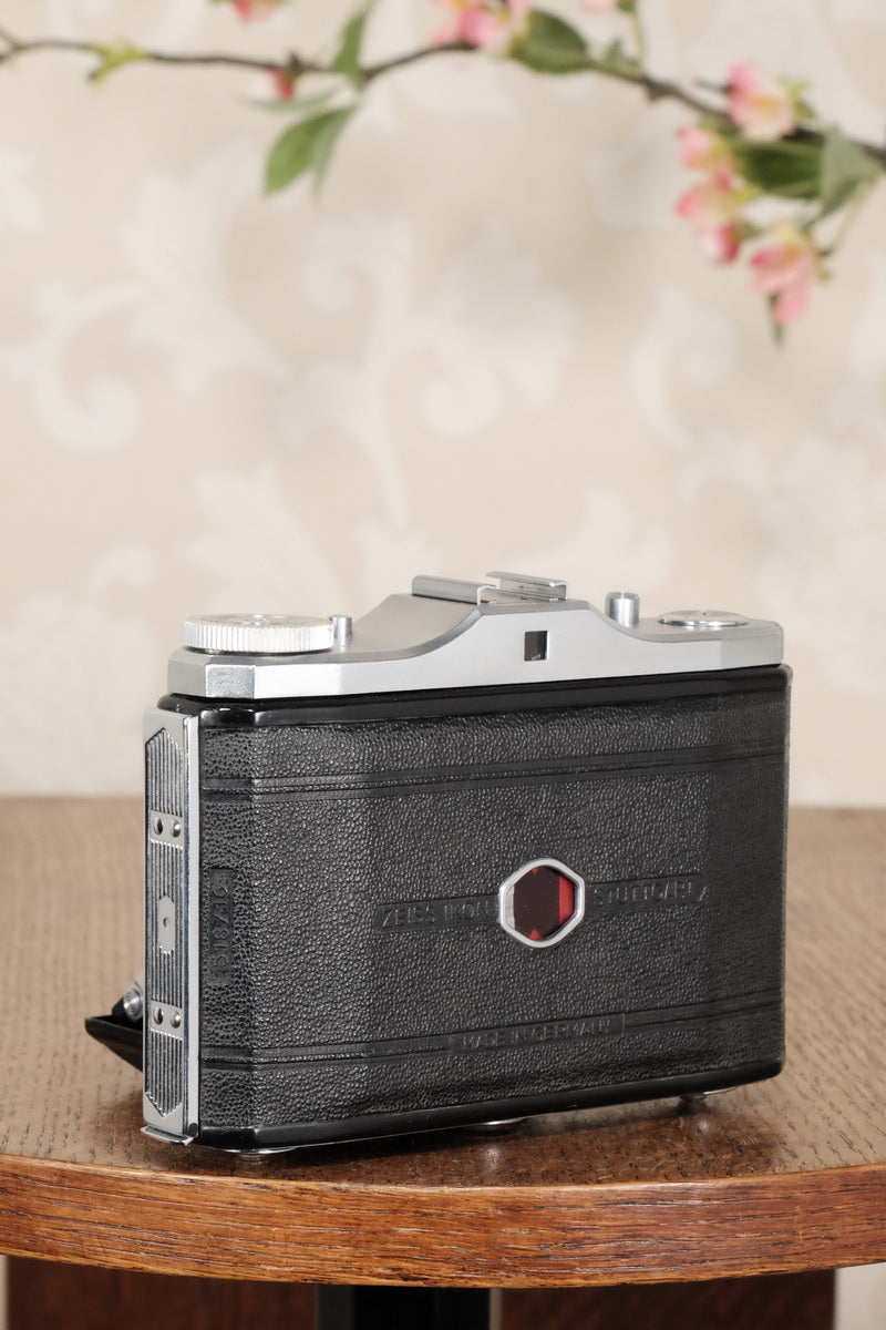 Superb, circa 1955 Zeiss-Ikon 6x6 Folding Camera, CLA'd, Freshly Serviced! - Zeiss-Ikon- Petrakla Classic Cameras