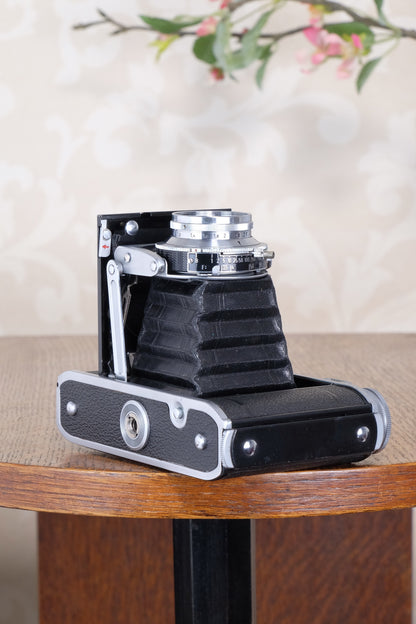 Superb! 1952 6x6 Voigtlander Perkeo II with Color-Skopar Lens & Synchro-Compur Shutter, CLA’d, Freshly Serviced