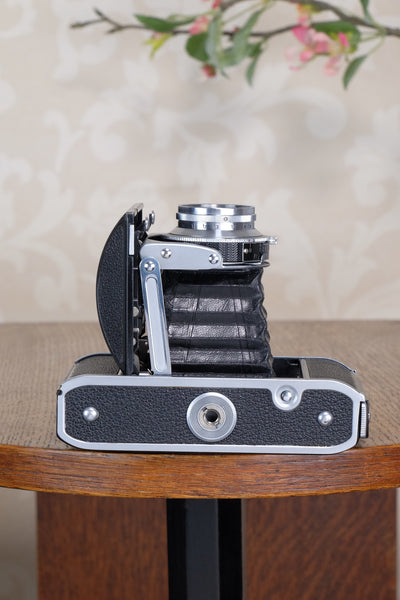 Superb! 1952 6x6 Voigtlander Perkeo II with Color-Skopar Lens & Synchro-Compur Shutter, CLA’d, Freshly Serviced