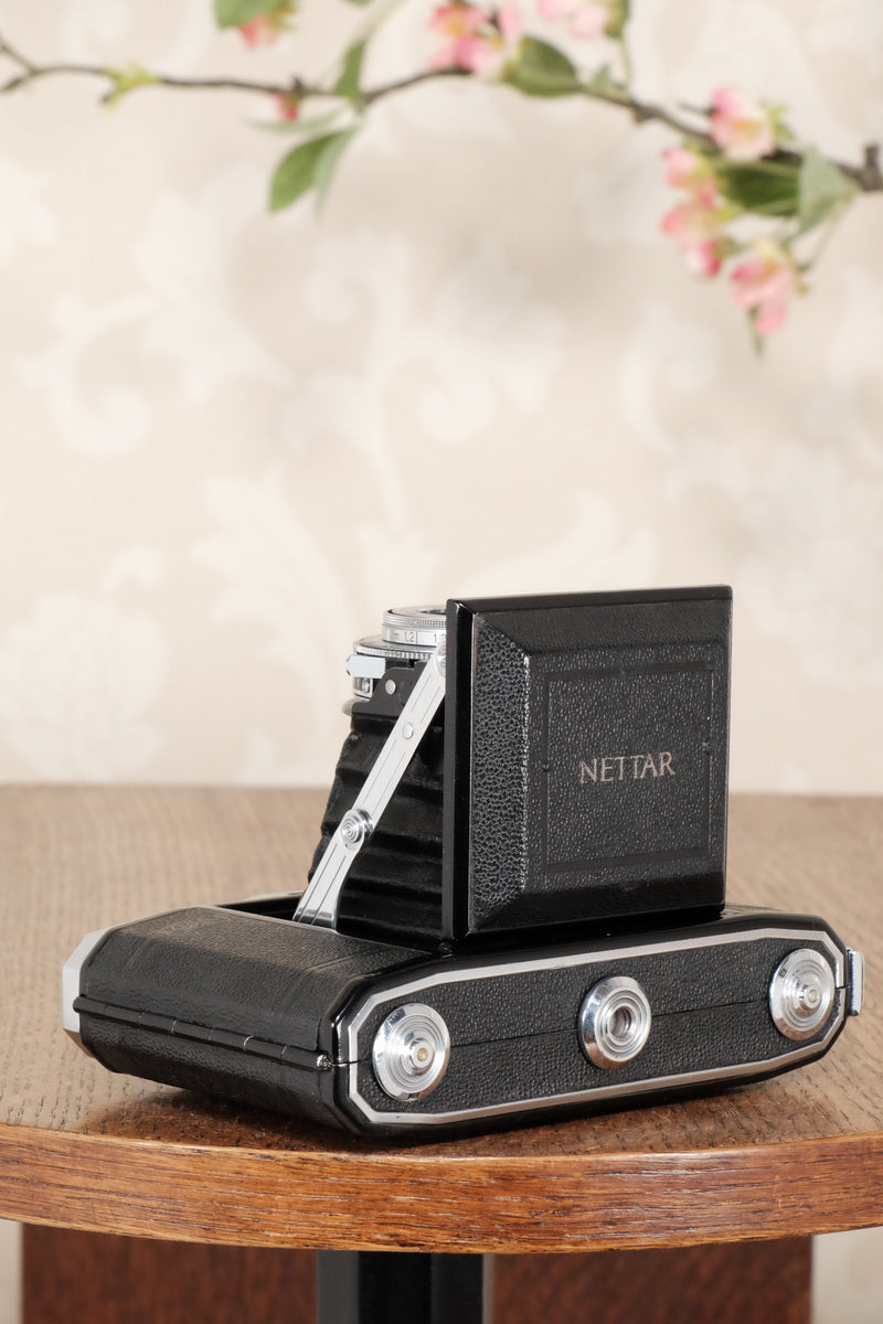 Superb, circa 1955 Zeiss-Ikon 6x6 Folding Camera, CLA'd, Freshly Serviced! - Zeiss-Ikon- Petrakla Classic Cameras