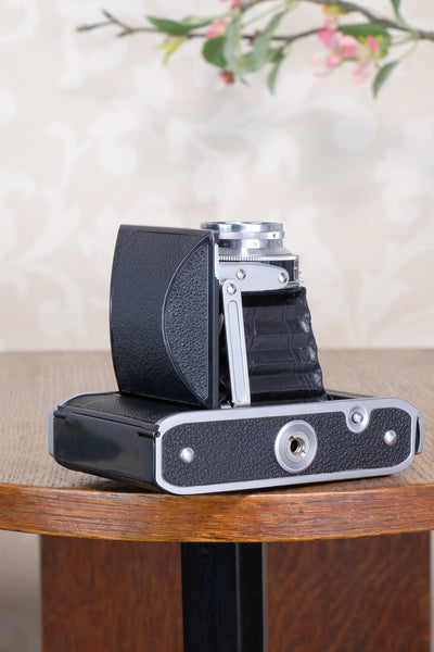 Superb! 1952 6x6 Voigtlander Perkeo II with Color-Skopar Lens & Synchro-Compur Shutter, CLA’d, Freshly Serviced