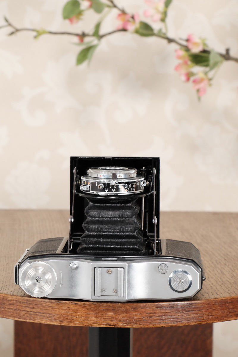 Superb, circa 1955 Zeiss-Ikon 6x6 Folding Camera, CLA'd, Freshly Serviced! - Zeiss-Ikon- Petrakla Classic Cameras