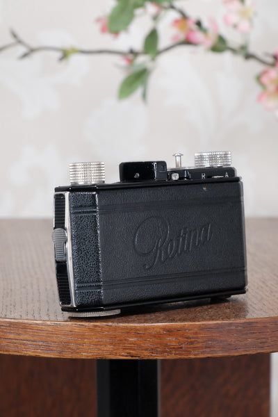 1938 Kodak Retina I, type 143, German production (Nagel), CLA'd, Freshly Serviced! - Kodak- Petrakla Classic Cameras
