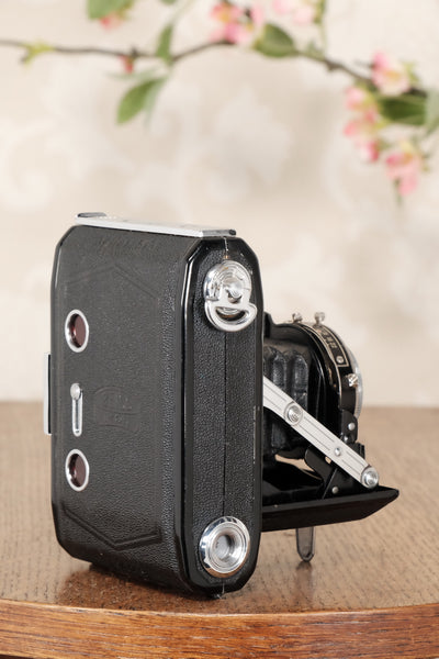 1937 ZEISS-IKON 6x4.5 Folding Camera, CLA'd, Freshly Serviced! - Zeiss-Ikon- Petrakla Classic Cameras