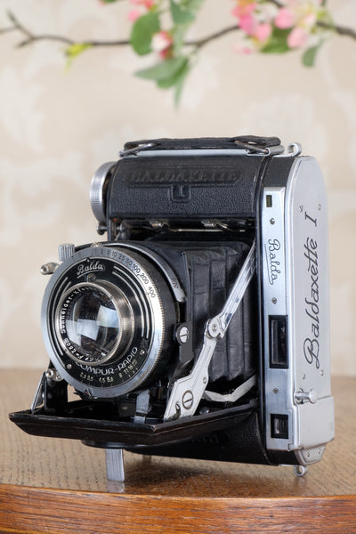 Rare! 1938 Balda Baldaxette, 6x4.5 Coupled Rangefinder camera, CLA'd, Freshly Serviced!