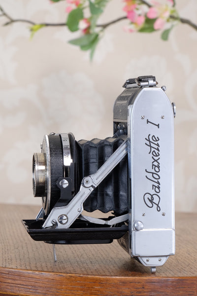 Rare! 1938 Balda Baldaxette, 6x4.5 Coupled Rangefinder camera, CLA'd, Freshly Serviced!