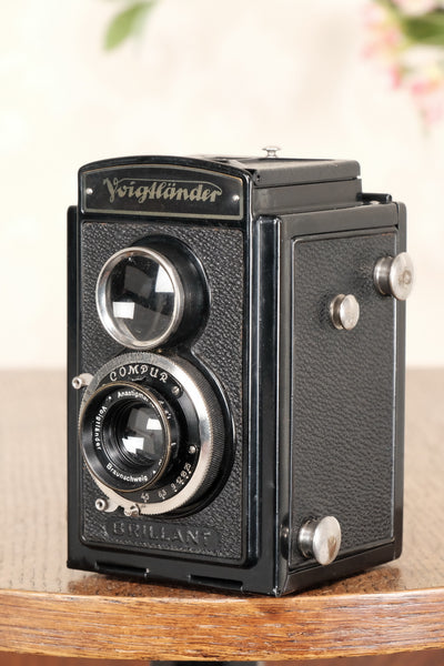 1935 Voigtlander Brillant 6x6 TLR, CLA'd, Freshly Serviced! - Voigtlander- Petrakla Classic Cameras