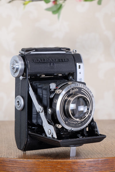 Rare! 1938 Balda Baldaxette, 6x4.5 Coupled Rangefinder camera, CLA'd, Freshly Serviced!