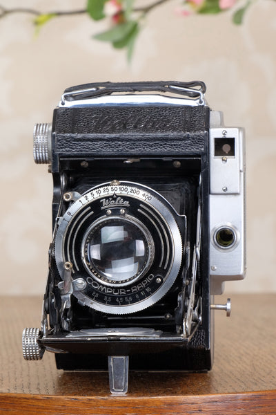 1939 WELTA WELTUR, Medium format, Coupled Rangefinder Camera, with original mask CLA'd, Freshly serviced!
