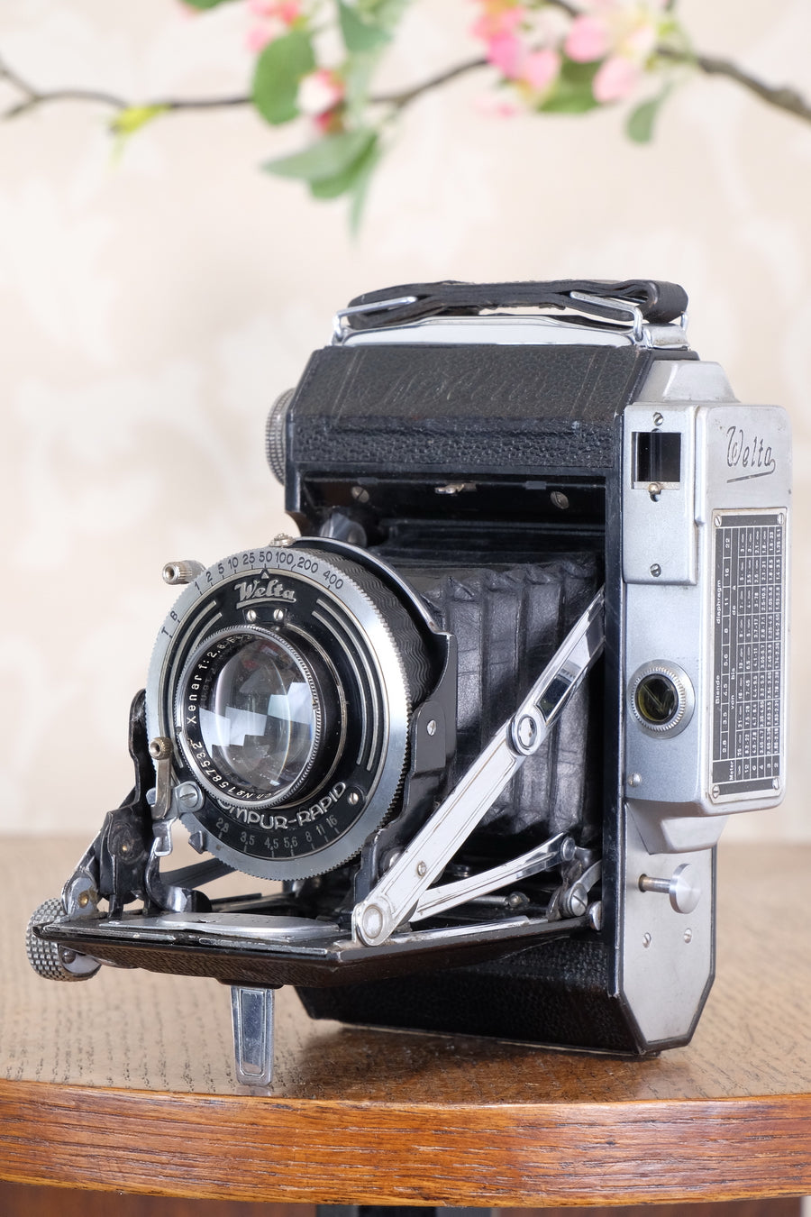1939 WELTA WELTUR, Medium format, Coupled Rangefinder Camera, with original mask CLA'd, Freshly serviced!