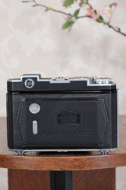 Superb! 1938 Zeiss Ikon Super Ikonta 6x6, Tessar lens, CLA'd, Freshly Serviced! - Zeiss-Ikon- Petrakla Classic Cameras