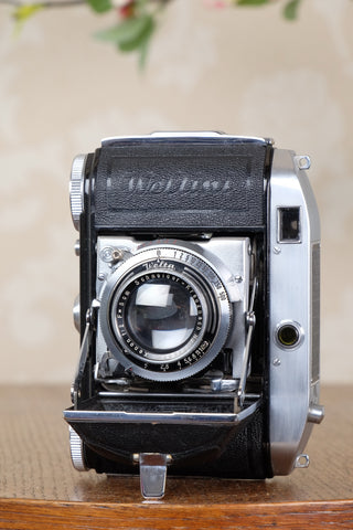 Near Mint! 1938 Welta Weltini, 35mm Rangefinder Camera, CLA'd, Freshly Serviced!