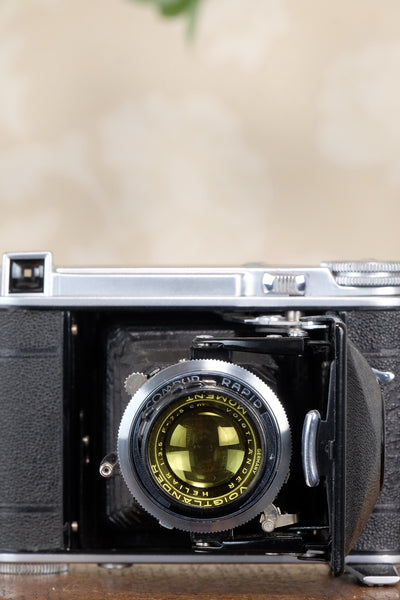 Rare! 1939 Voigtlander “Klein Bessa” 66 with Heliar lens! CLA'd, Freshly Serviced!