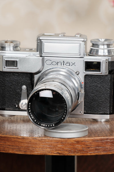1937 CARL ZEISS SONNAR LENS for Contax I, II or III - Carl Zeiss Jena- Petrakla Classic Cameras
