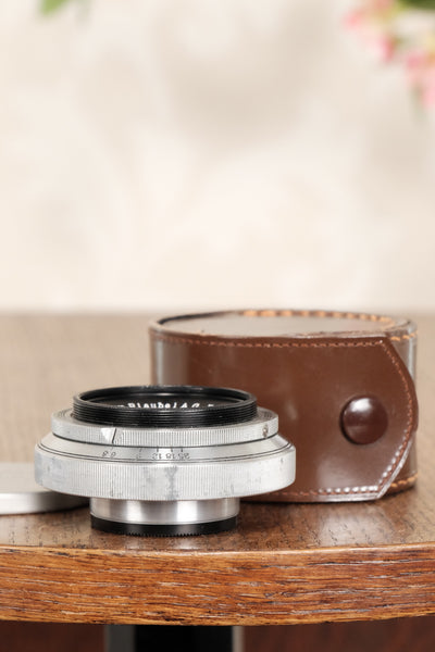 SUPERB! Plaubel Wide Angle lens. The rare Orthar lens. Fits Plaubel Makina III, medium format coupled Rangefinder camera. - Plaubel- Petrakla Classic Cameras