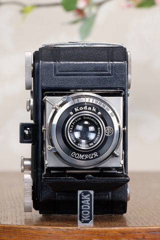 THE ORIGINAL FIRST VERSION, 1934 Black Kodak Retina, model 117, CLA'd, Freshly Serviced!