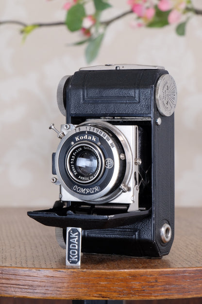 THE ORIGINAL FIRST VERSION, 1934 Black Kodak Retina, model 117, CLA'd, Freshly Serviced!