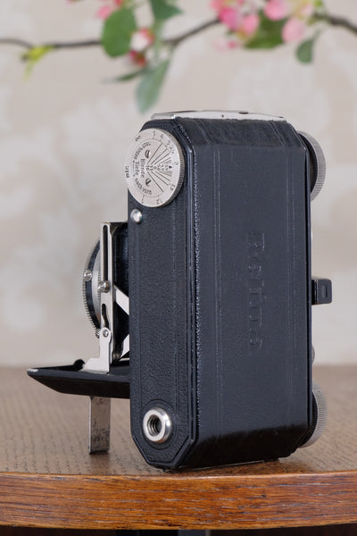 THE ORIGINAL FIRST VERSION, 1934 Black Kodak Retina, model 117, CLA'd, Freshly Serviced!