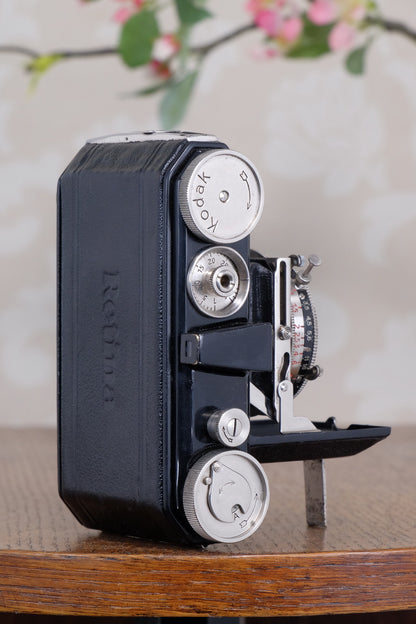 THE ORIGINAL FIRST VERSION, 1934 Black Kodak Retina, model 117, CLA'd, Freshly Serviced!