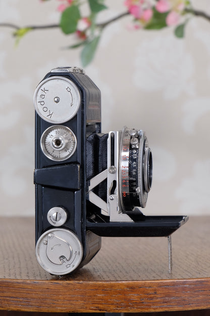 THE ORIGINAL FIRST VERSION, 1934 Black Kodak Retina, model 117, CLA'd, Freshly Serviced!