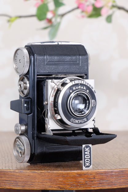 THE ORIGINAL FIRST VERSION, 1934 Black Kodak Retina, model 117, CLA'd, Freshly Serviced!