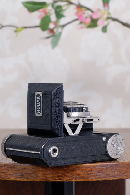 THE ORIGINAL FIRST VERSION, 1934 Black Kodak Retina, model 117, CLA'd, Freshly Serviced!