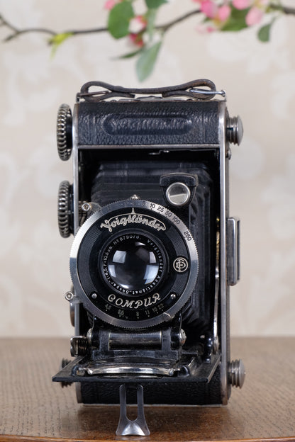 1935 Voigtlander Inos II 6x9 Folder, CLA’d, Freshly Serviced!