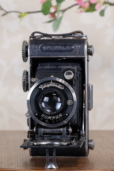 1935 Voigtlander Inos II 6x9 Folder, CLA’d, Freshly Serviced!