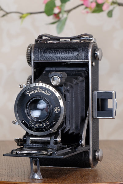 1935 Voigtlander Inos II 6x9 Folder, CLA’d, Freshly Serviced!