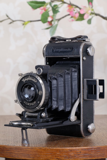 1935 Voigtlander Inos II 6x9 Folder, CLA’d, Freshly Serviced!
