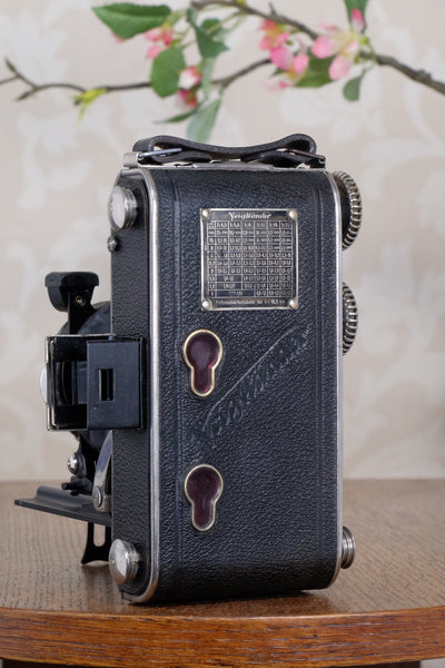 1935 Voigtlander Inos II 6x9 Folder, CLA’d, Freshly Serviced!