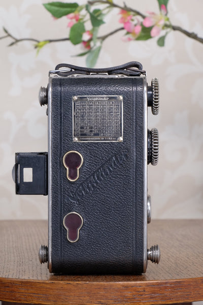 1935 Voigtlander Inos II 6x9 Folder, CLA’d, Freshly Serviced!