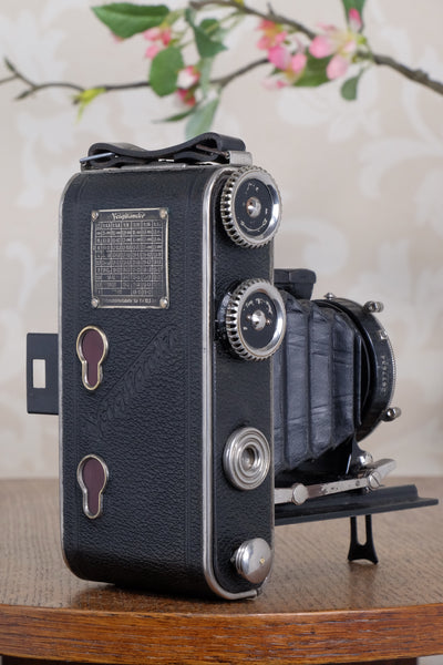 1935 Voigtlander Inos II 6x9 Folder, CLA’d, Freshly Serviced!