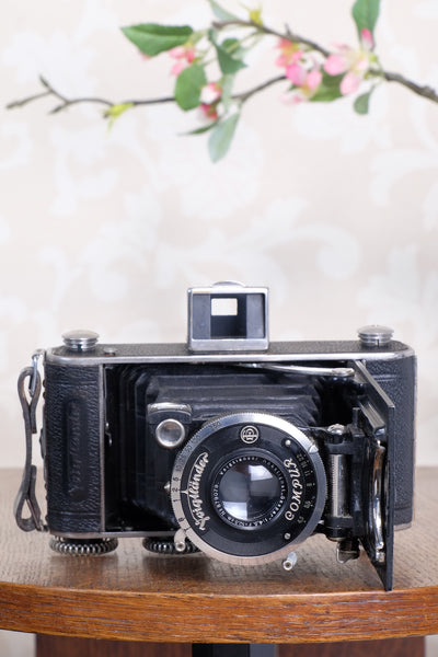1935 Voigtlander Inos II 6x9 Folder, CLA’d, Freshly Serviced!