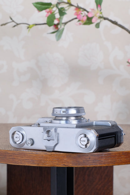 Superb! 1939 Zeiss Ikon Contax II Rangefinder Camera & Zeiss Sonnar lens, CLA'd, Freshly Serviced!