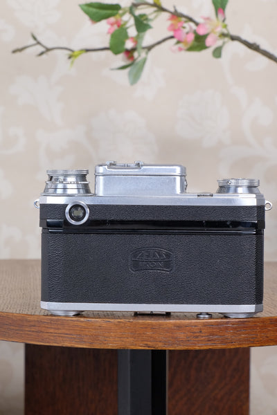 Near Mint! 1939 Zeiss Ikon Contax with Sonnar lens. , CLA'd, Freshly Serviced!