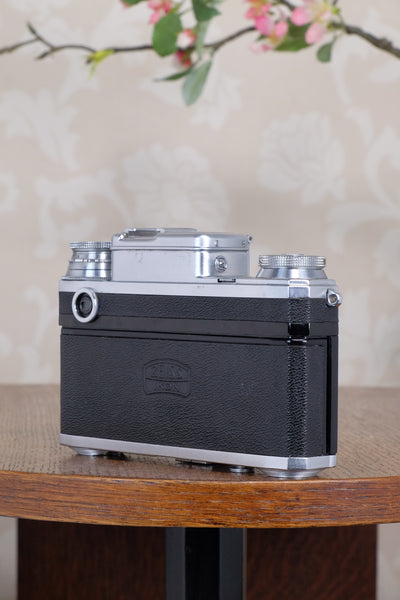 Near Mint! 1939 Zeiss Ikon Contax with Sonnar lens. , CLA'd, Freshly Serviced!