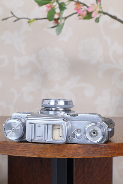 Near Mint! 1939 Zeiss Ikon Contax with Sonnar lens. , CLA'd, Freshly Serviced!