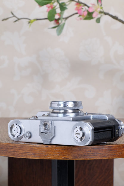 Near Mint! 1939 Zeiss Ikon Contax with Sonnar lens. , CLA'd, Freshly Serviced!