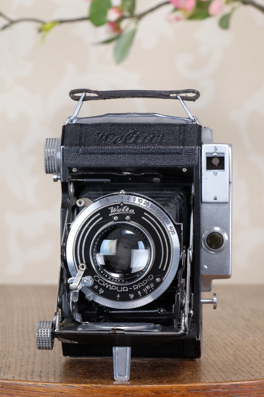 1938 WELTA WELTUR, Medium format, Coupled Rangefinder Camera, with Tessar and original mask CLA'd, Freshly serviced!