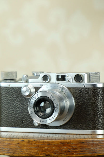 1937 LEITZ LEICA 50mm Elmar lens. - Leitz- Petrakla Classic Cameras
