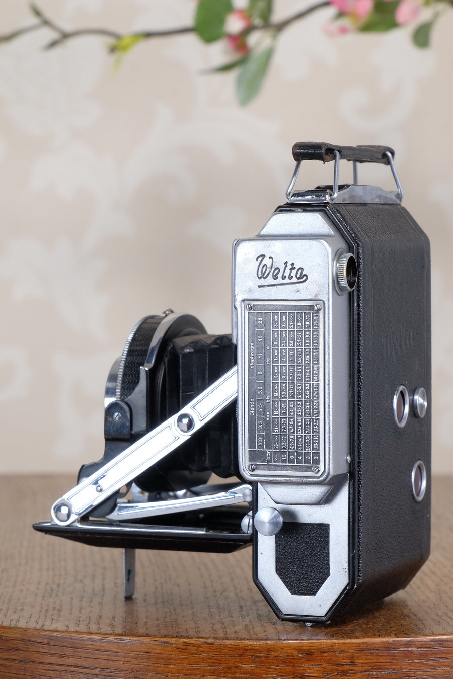1938 WELTA WELTUR, Medium format, Coupled Rangefinder Camera, with Tessar and original mask CLA'd, Freshly serviced!