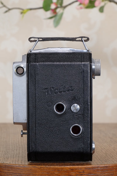 1938 WELTA WELTUR, Medium format, Coupled Rangefinder Camera, with Tessar and original mask CLA'd, Freshly serviced!